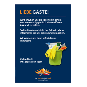"Toilettereinigung" Infoplakat-Set